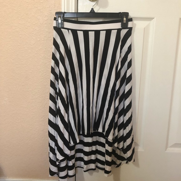 Bebe high low skirt striped XS - Picture 2 of 2